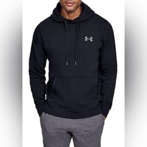 Under Armour long sleeve fleece lined Fitted cold gear hoodie pullover Sz medium